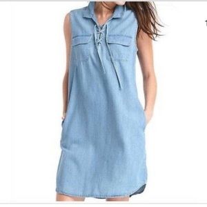 Gap Chambray Denim Dress